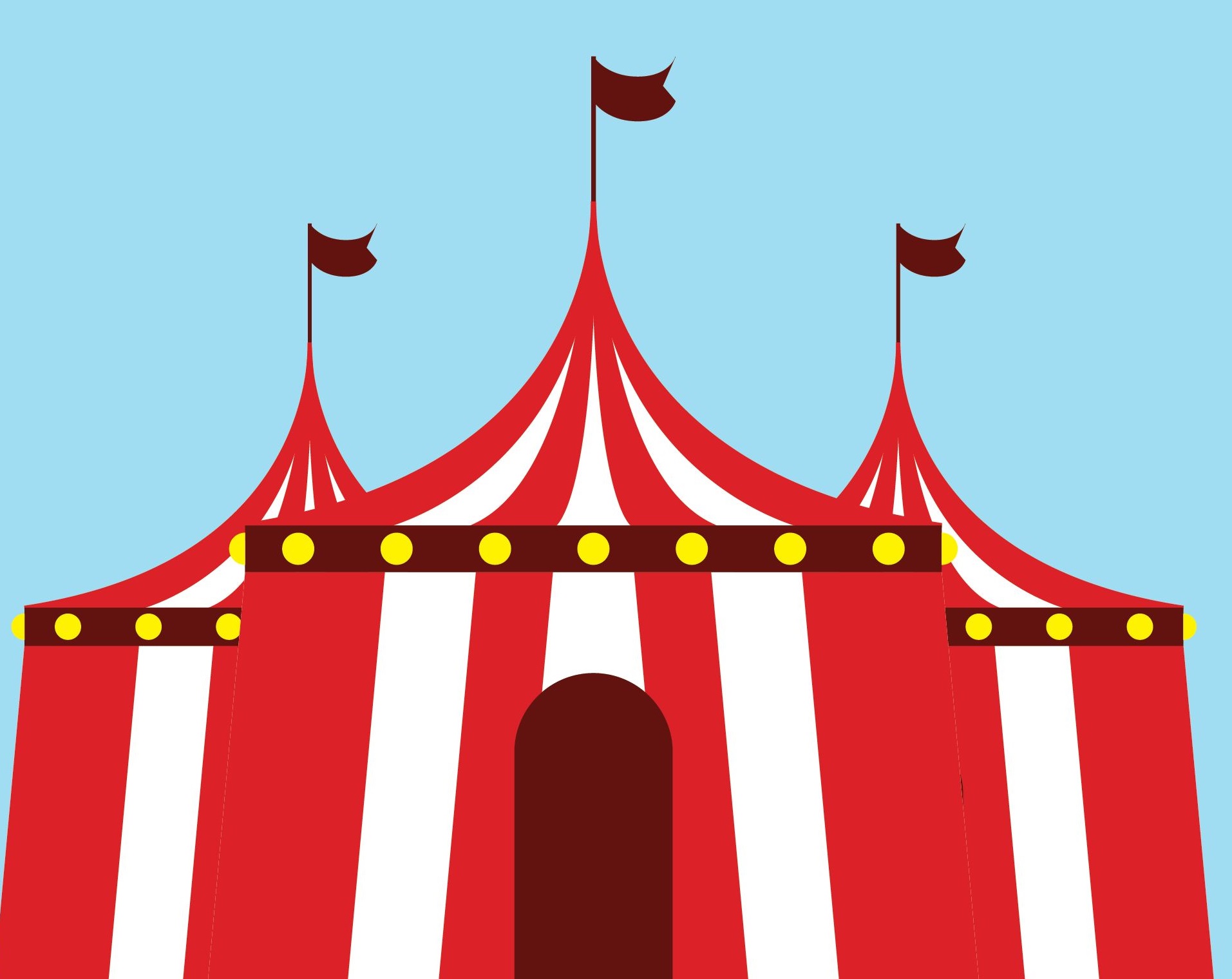 Drawing of Circus Tent