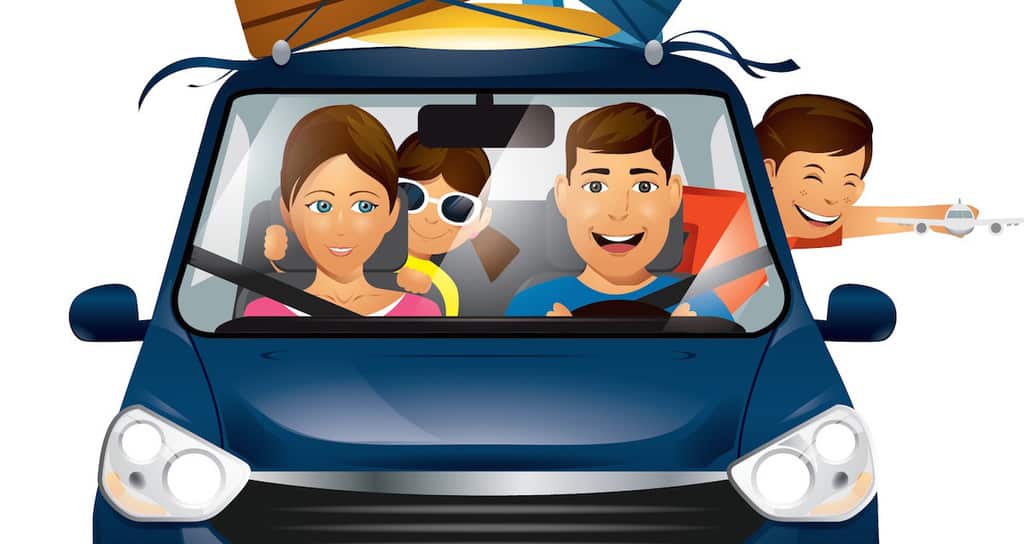 Family on Road Trip Together