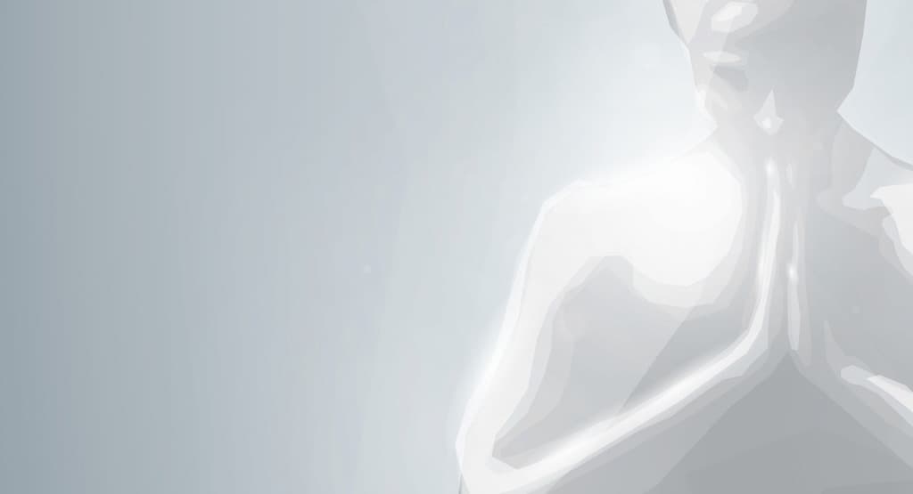 Silver Outline of Person in Prayer