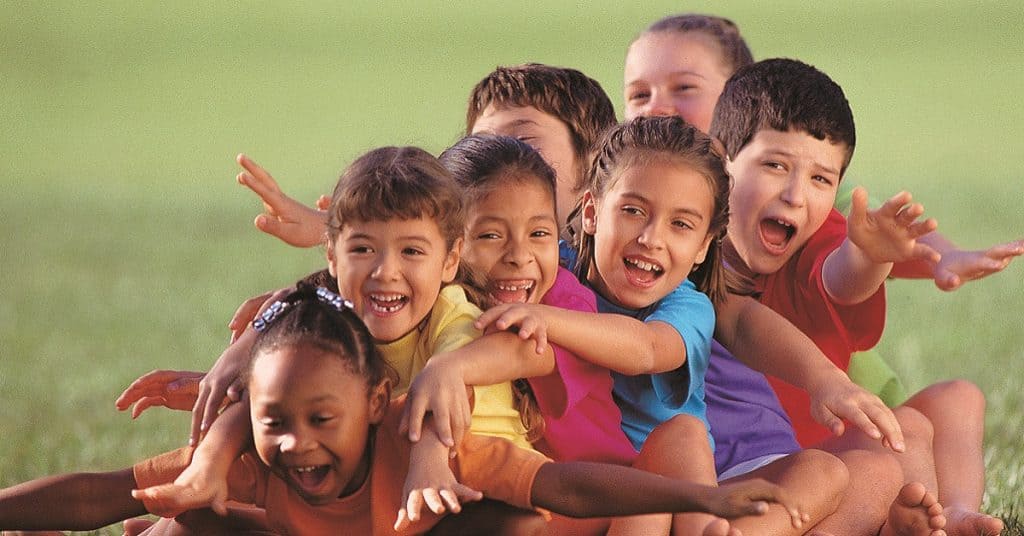 YogaKids in Roller Coaster Pose