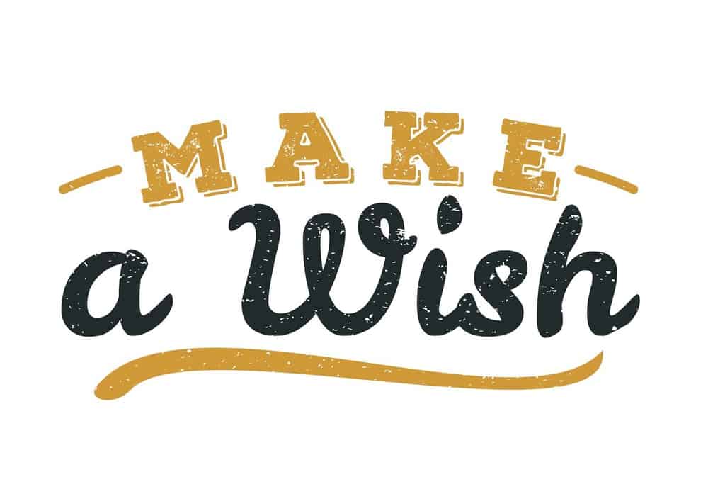 Graphic of "Make a Wish"