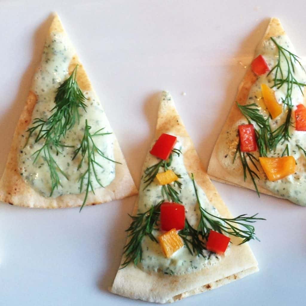 Pita Christmas Tree Snack